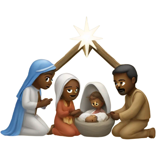 The Nativity emoji