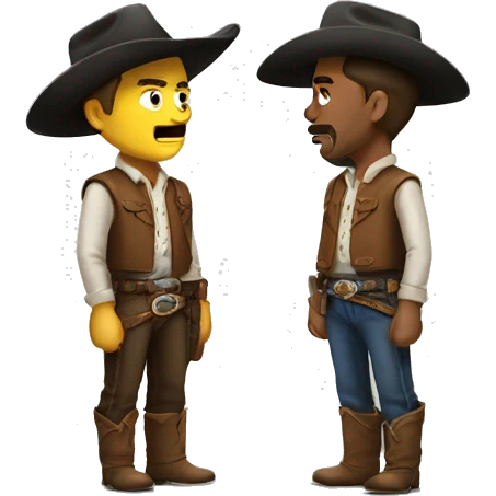 Western Standoff 2 Men  emoji