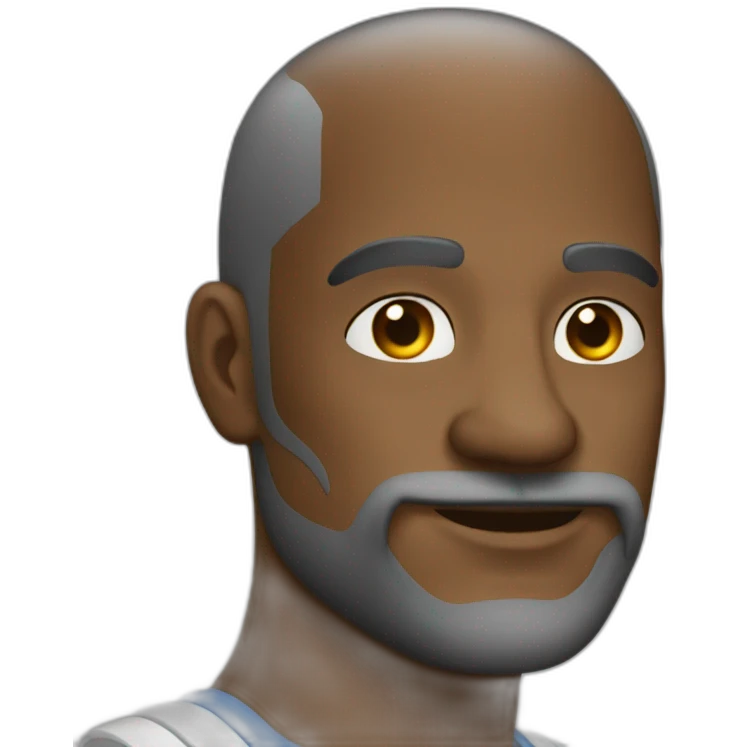 Homem com chinelo para bater emoji