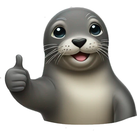 seal thumbs up emoji