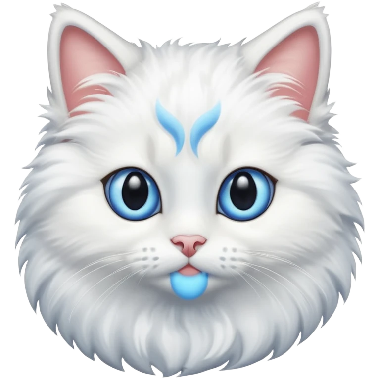 A Fluffy,Cat emoji