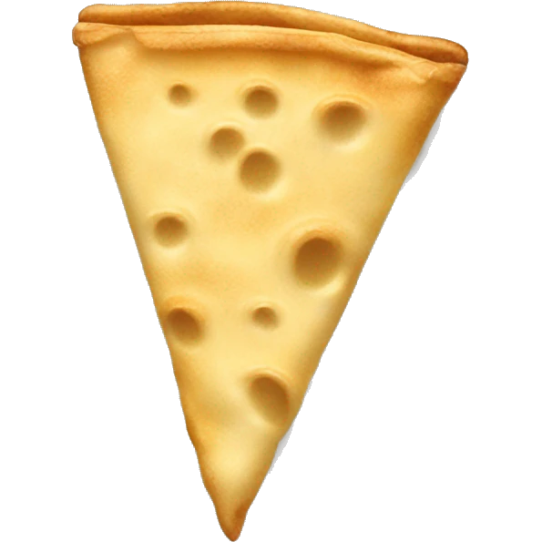 Crêpe avec similitude humaine emoji