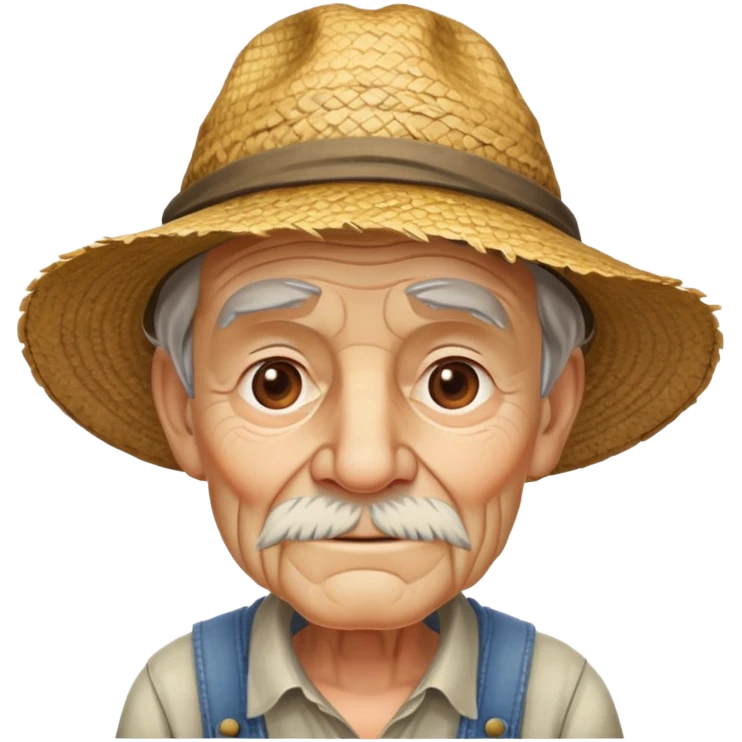 cry old man farmer emoji