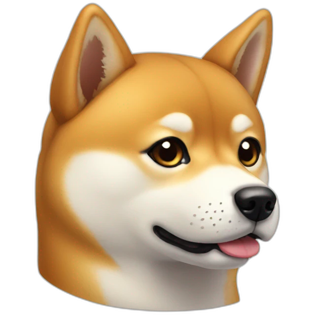 Awkward shiba inu emoji