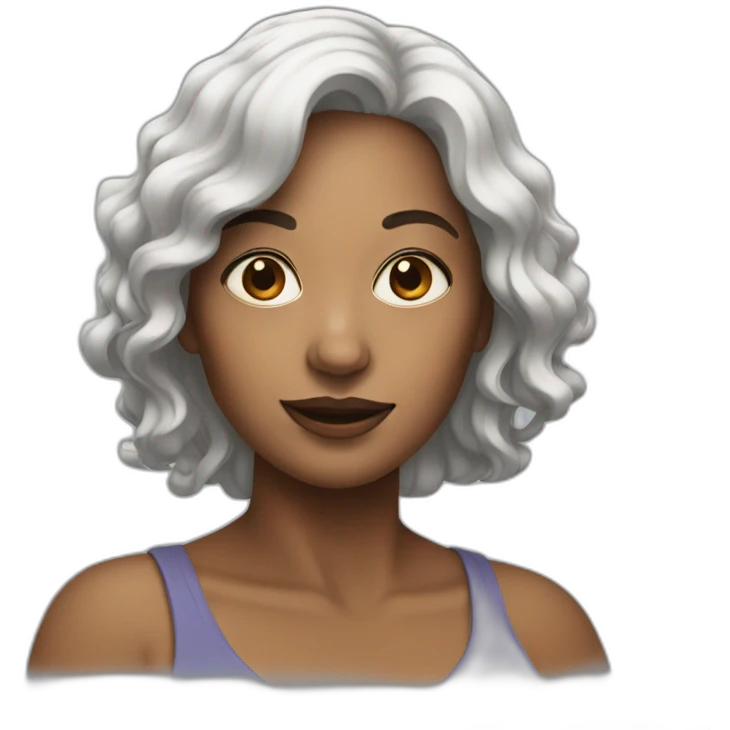 drawing of a woman emoji
