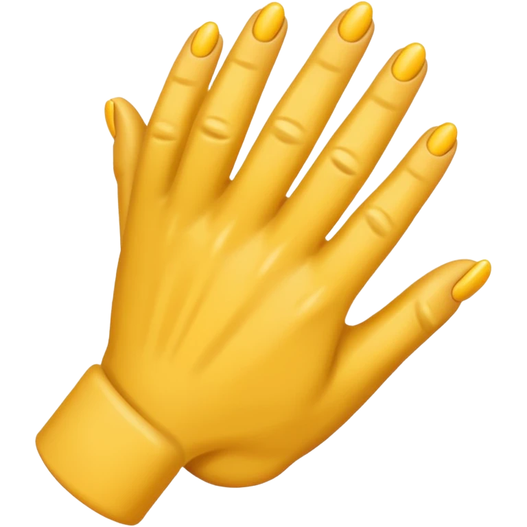 Una mano con 3 dedos emoji