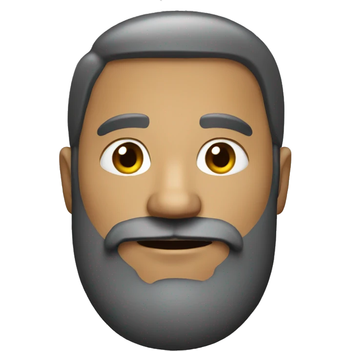 Man with beard emoji