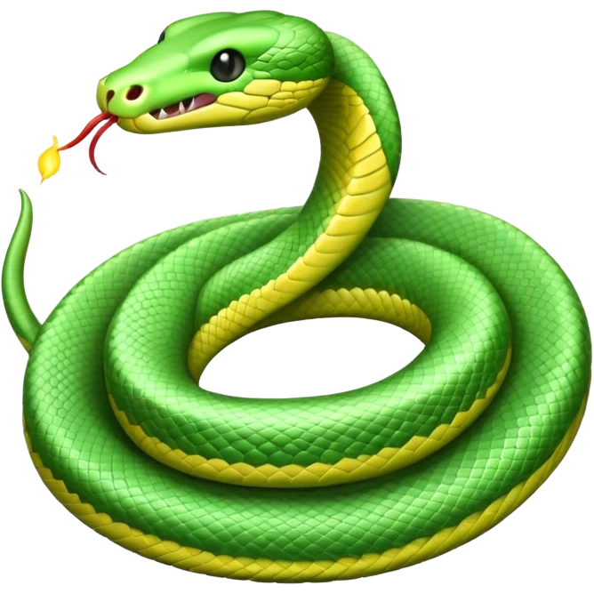 Pastel green snake like this but in pastel green 🐍 emoji