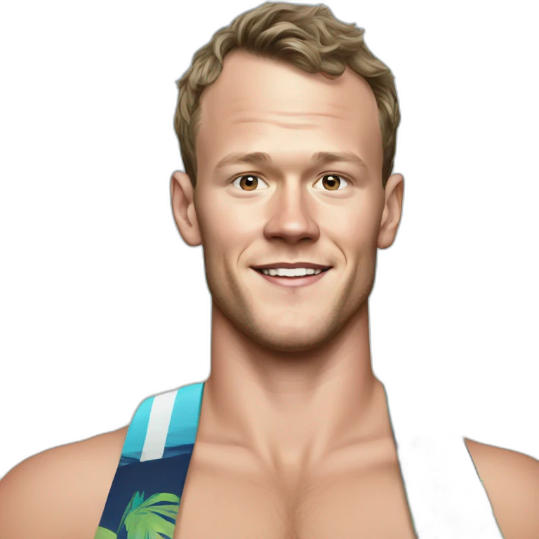 Jonathan Toews as beach bum emoji