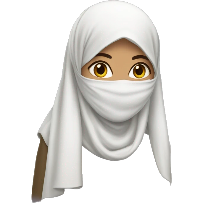 A bourrata wearing a hijab emoji