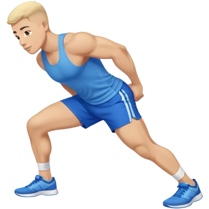 glute-bridges-exercise guy with blue shorts  emoji