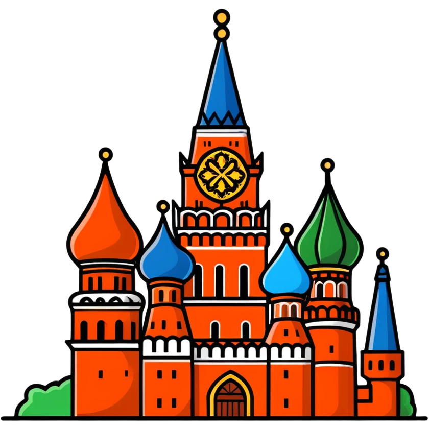 burning Kremlin emoji