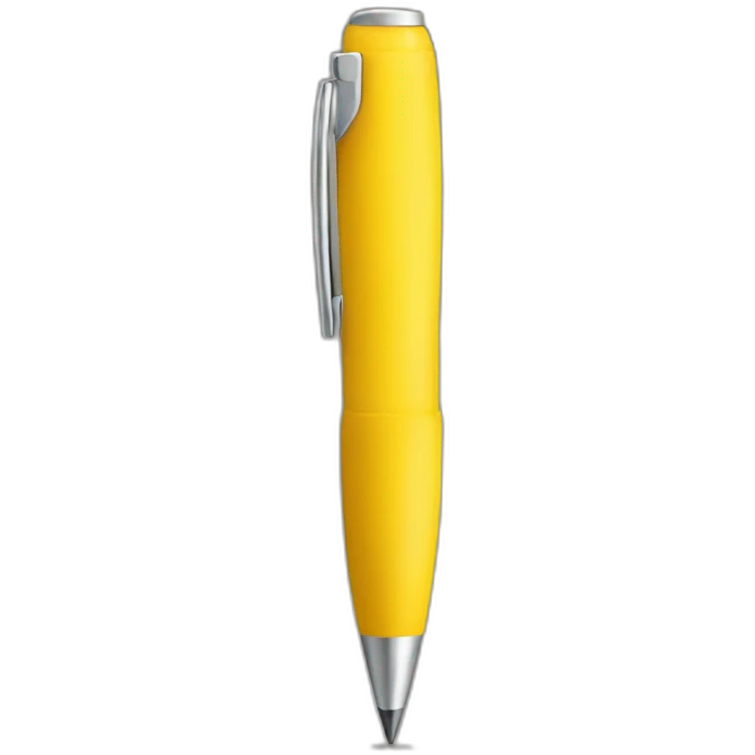 yellow pen emoji