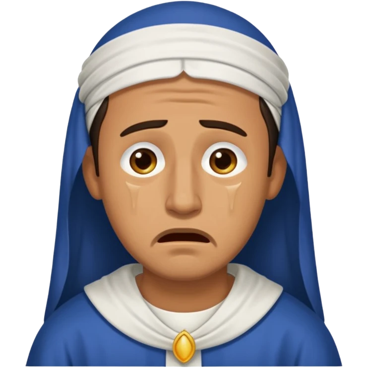 As un fariseo lorando emoji