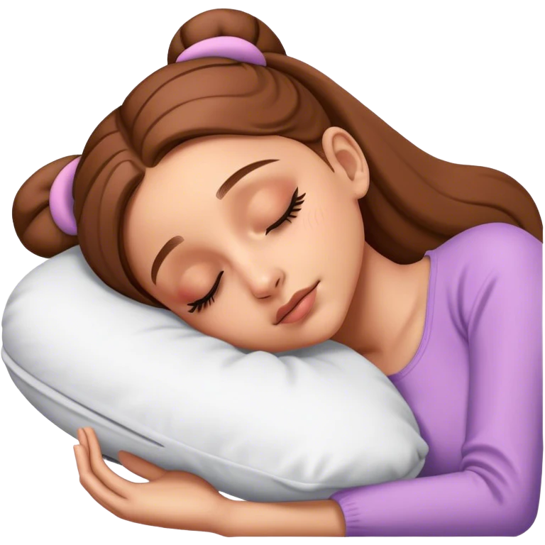 Ariana Grande sleeping emoji