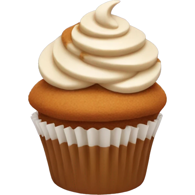 Biscoff cupcake  emoji