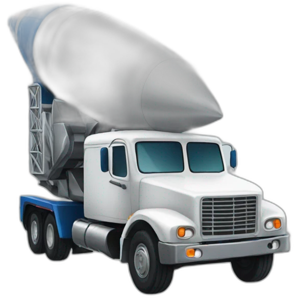 rocket lorry emoji