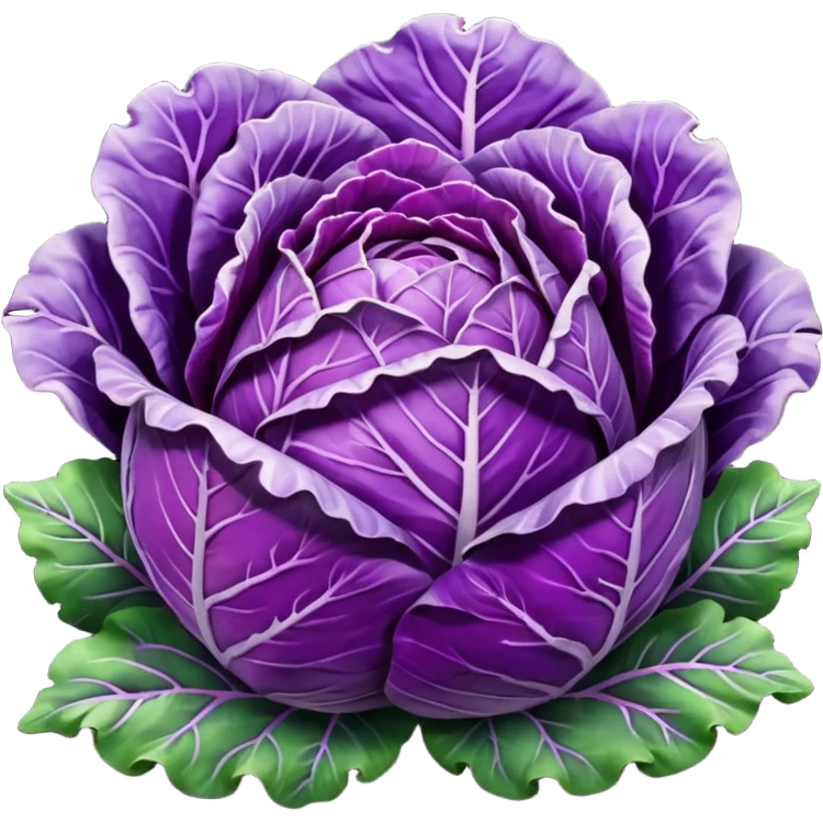red cabbage emoji