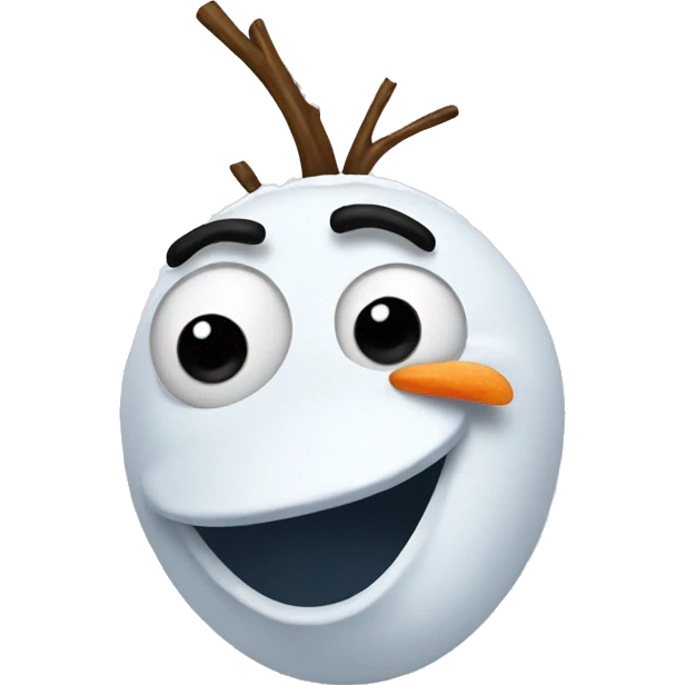 Olaf the snowman emoji
