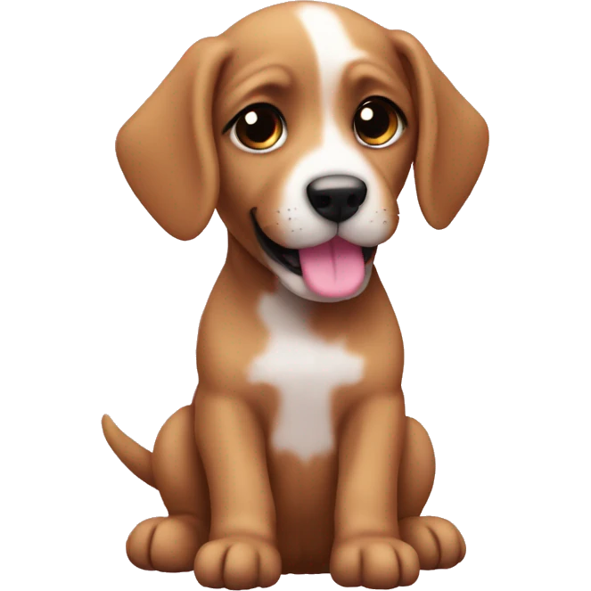 Puppy pink emoji