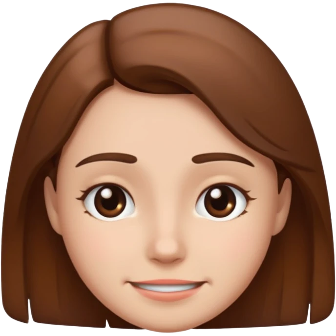 A smile but with the sad eyebrow emoji