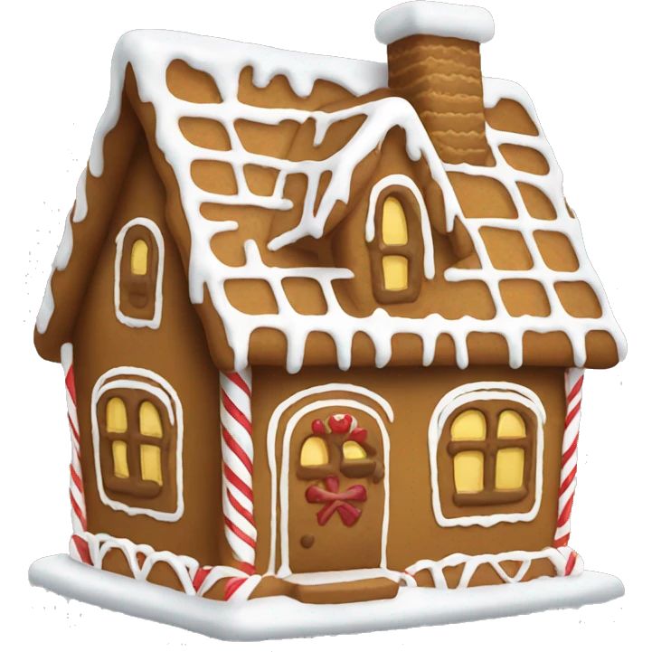 gingerbread house emoji