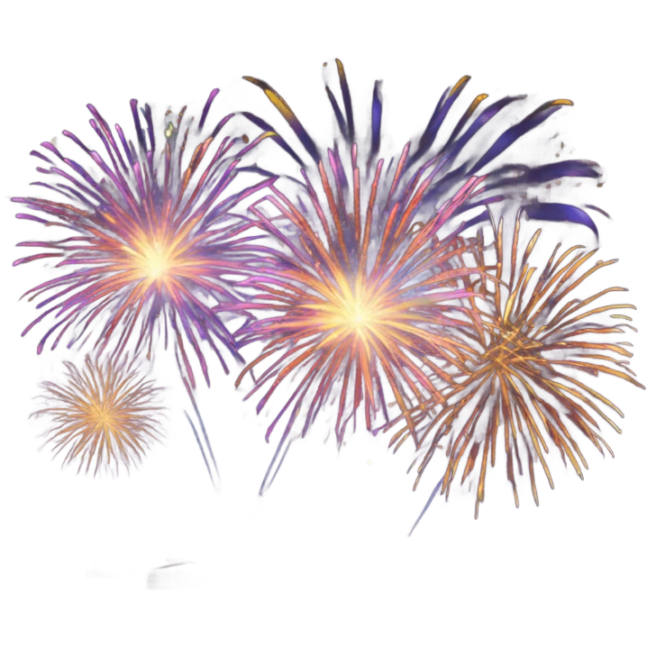 KC new years’s eve fireworks in the Philippines  emoji