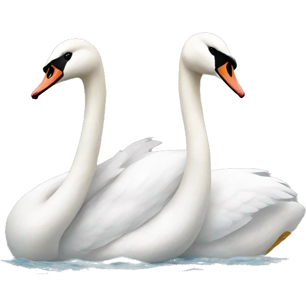 Swans with bow  emoji