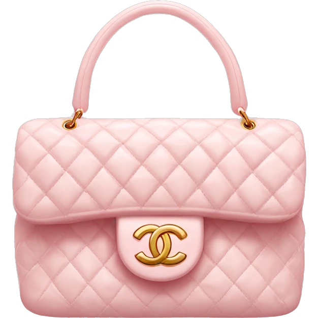 Light pink Chanel bag emoji