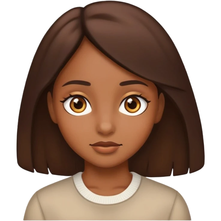 👧🏽🤎 emoji