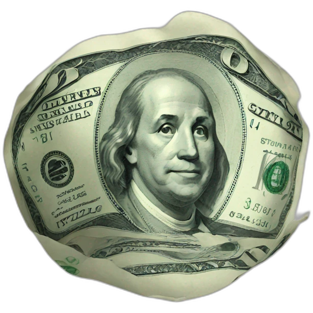 one dollar emoji