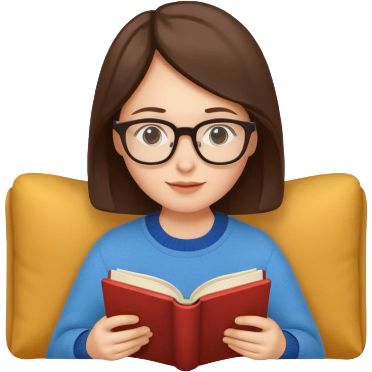 Book worm emoji