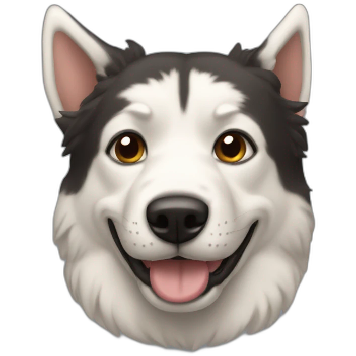 Perro risa emoji