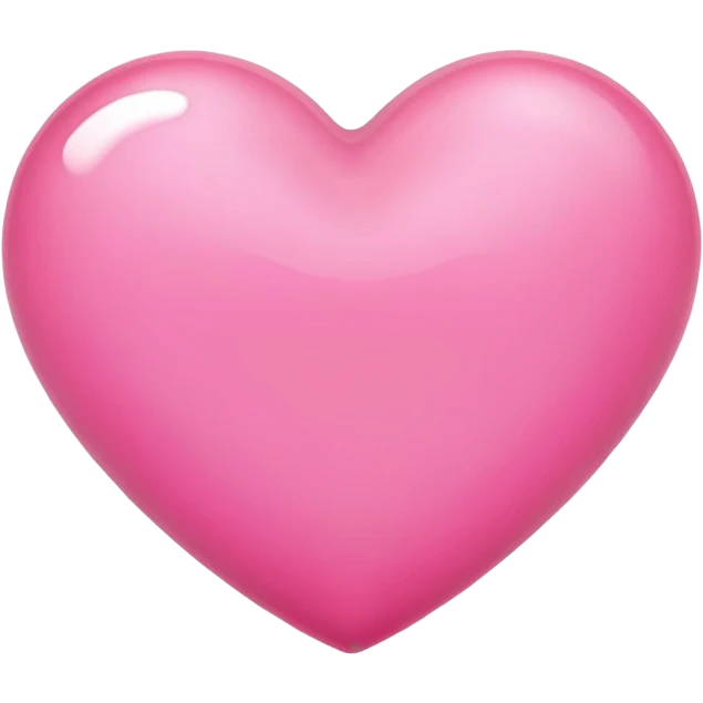 Pink heart emoji