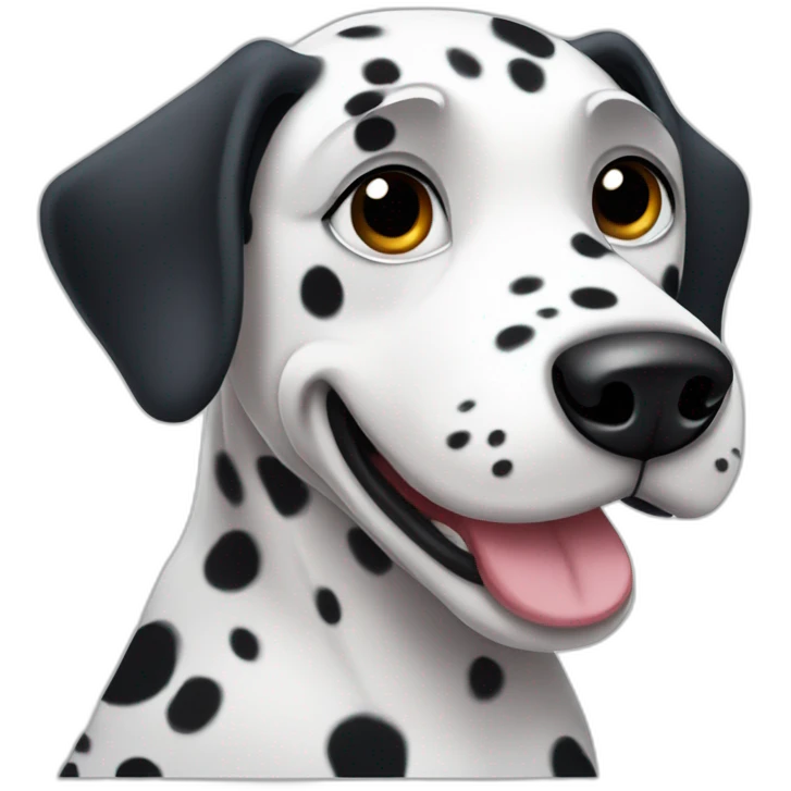 furry dalmatian emoji