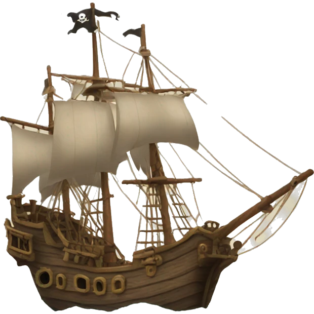 pirate ship emoji