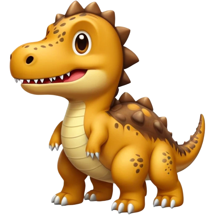 Hund in dino Kostüm  emoji