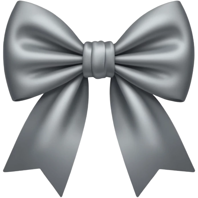 moño gris  emoji