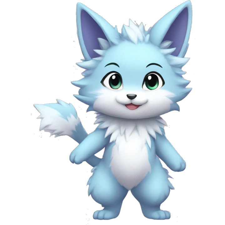Anthro-Pastel-Fur-Sona-Chibi-Shiny-Fakémon full body emoji