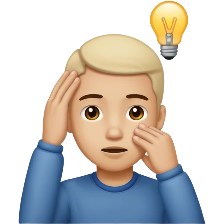 Scratching head suspiciously  emoji