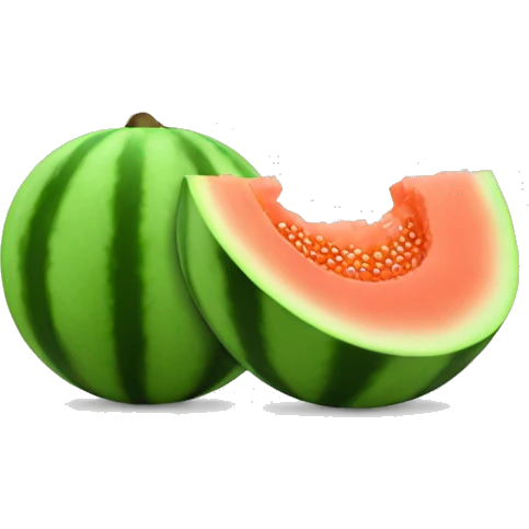 create a "melon" musk emoji