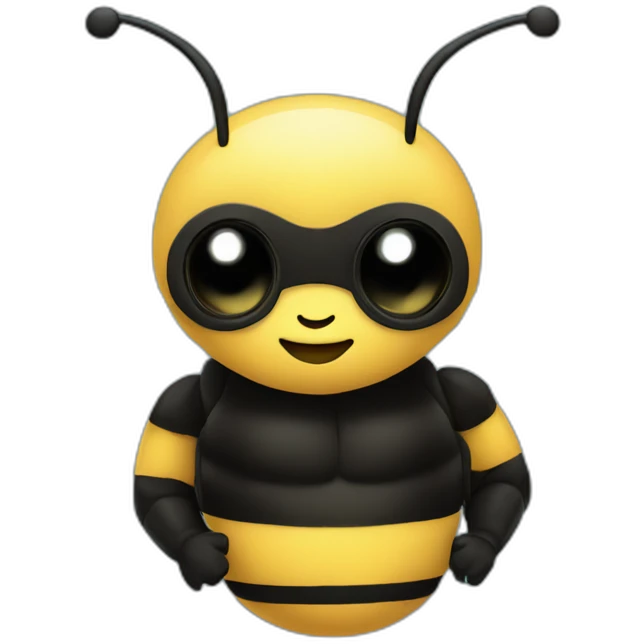 Cute bumblebee emoji