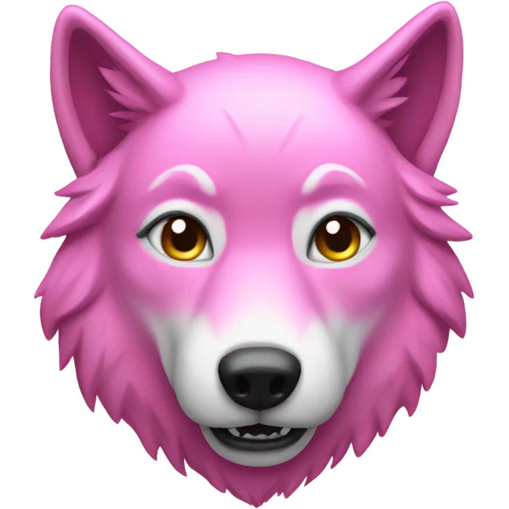 pink wolf emoji
