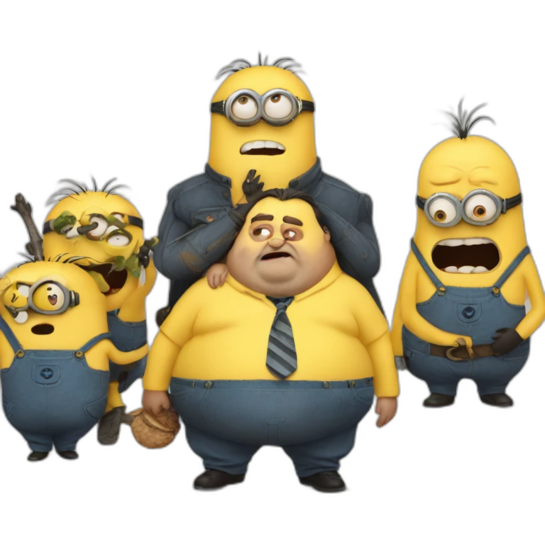 cursed fat minion family friendly emoji