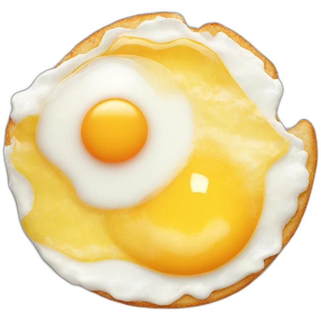 double yolk fried egg emoji