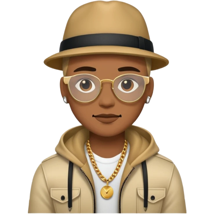 Music Artist with swag emoji