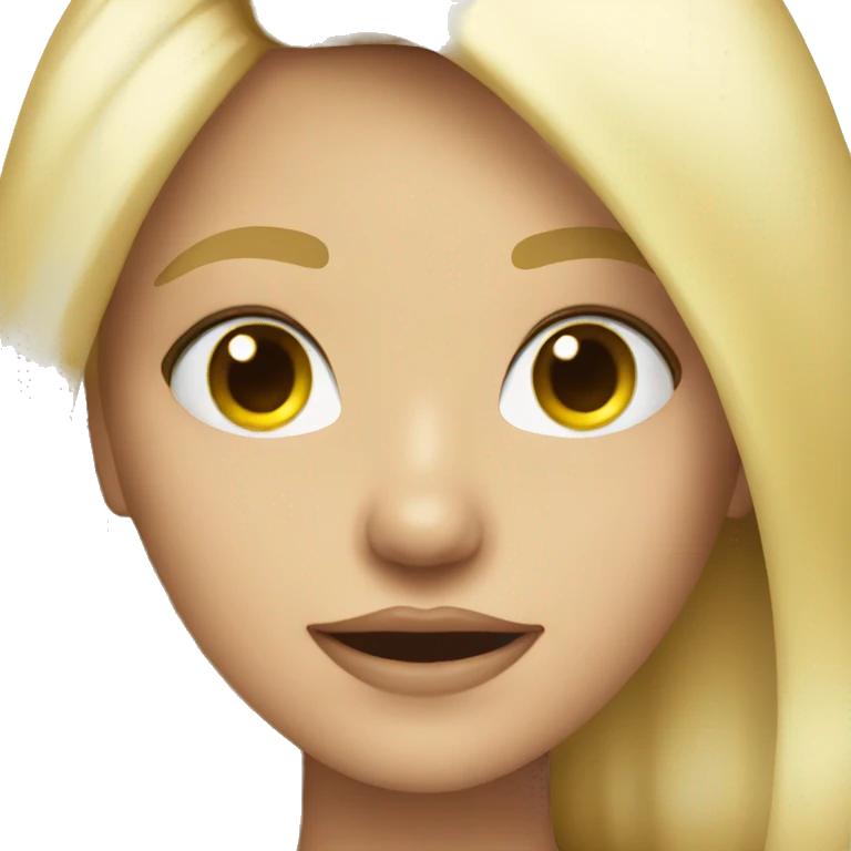 Blonde girl Party  emoji