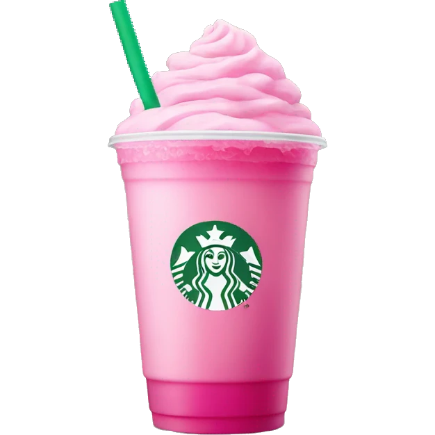 pink drink from starbucks emoji