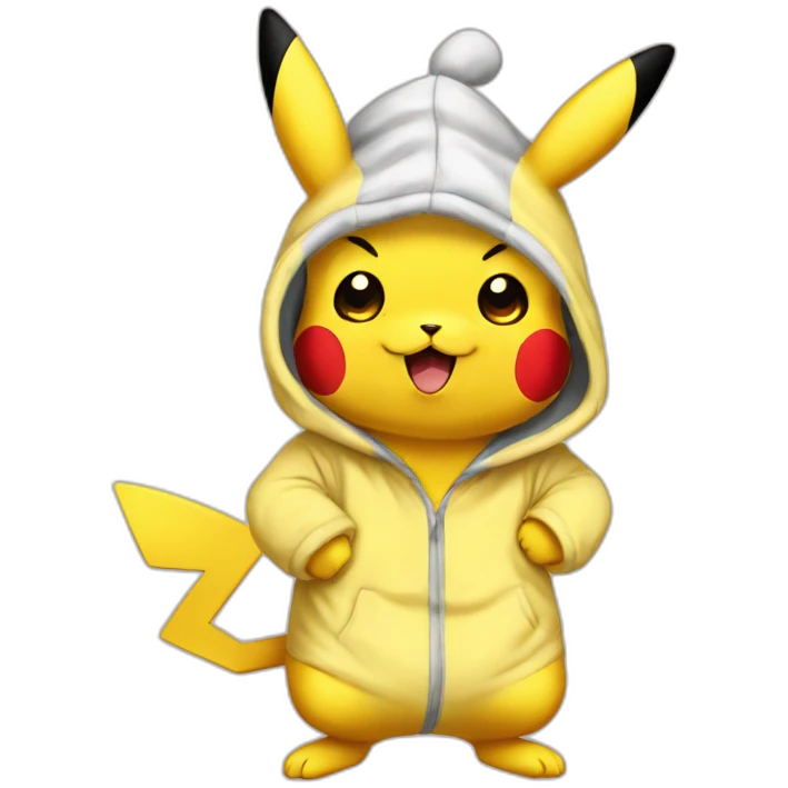 Pikachu en pijama  emoji