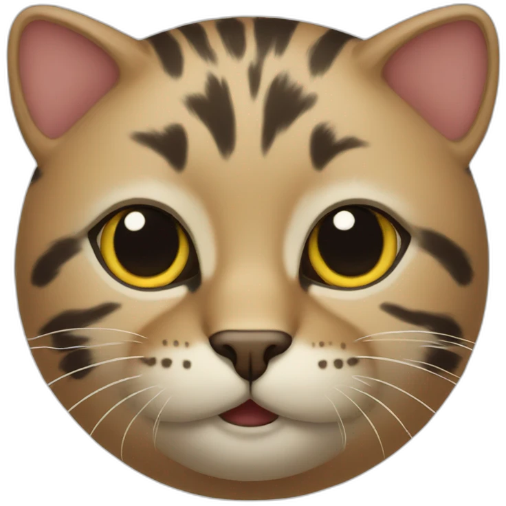 big head cat emoji